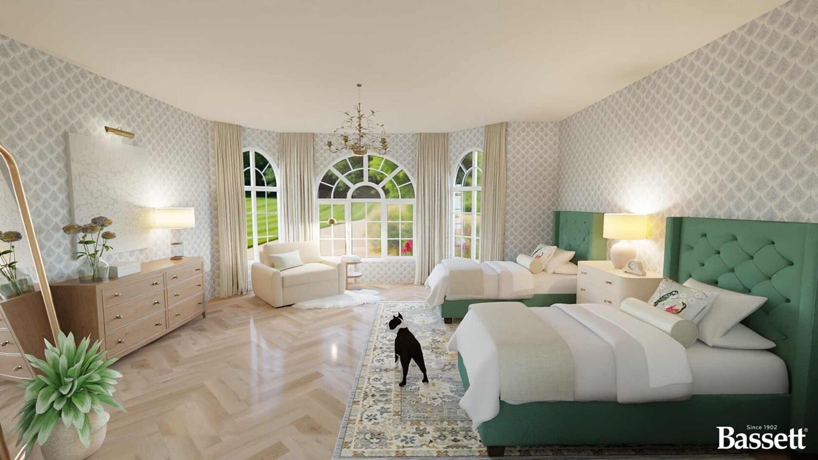 Resort Style Bedroom Design by Ivy Griggs