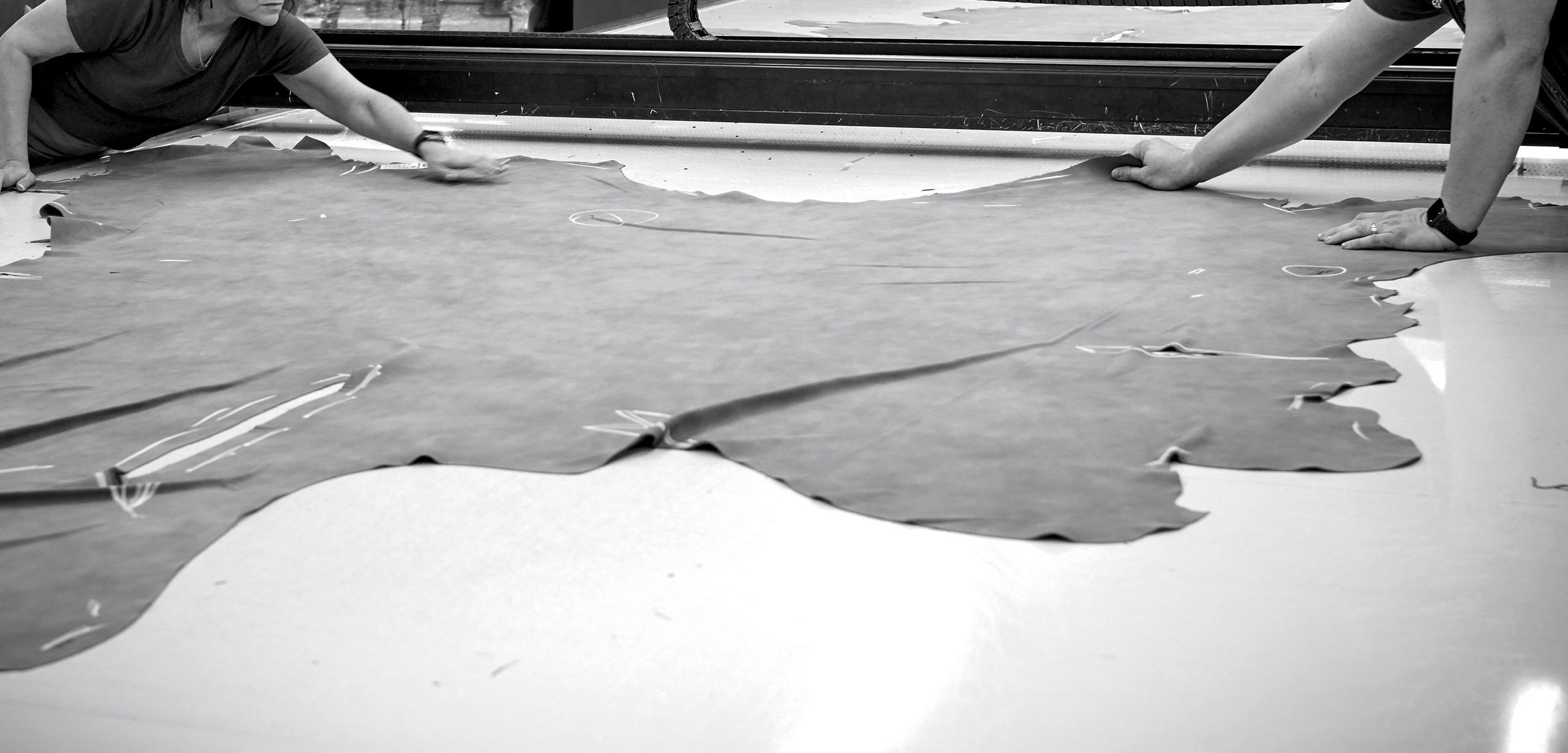 Navy Sanford Leather Sofa